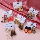 2020 новые акриловые серьги-подвески с кисточками для женщин, набор богемных сережек, модные большие геометрические аксессуары для рукоделия, ювелирные изделия