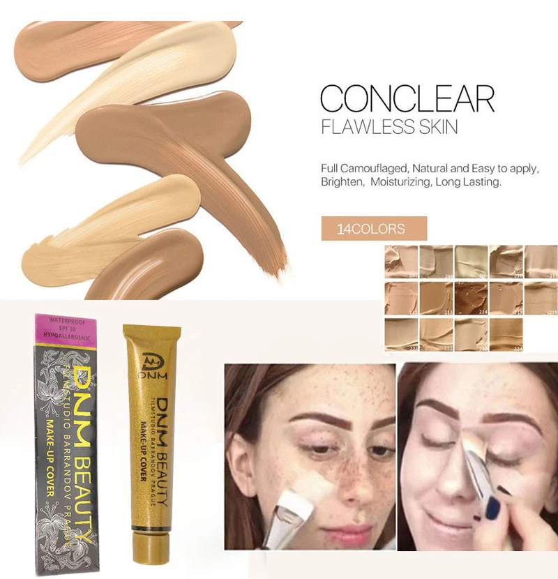 Чехол для макияжа лица аутентичный 100% 30 г праймер консилер основа