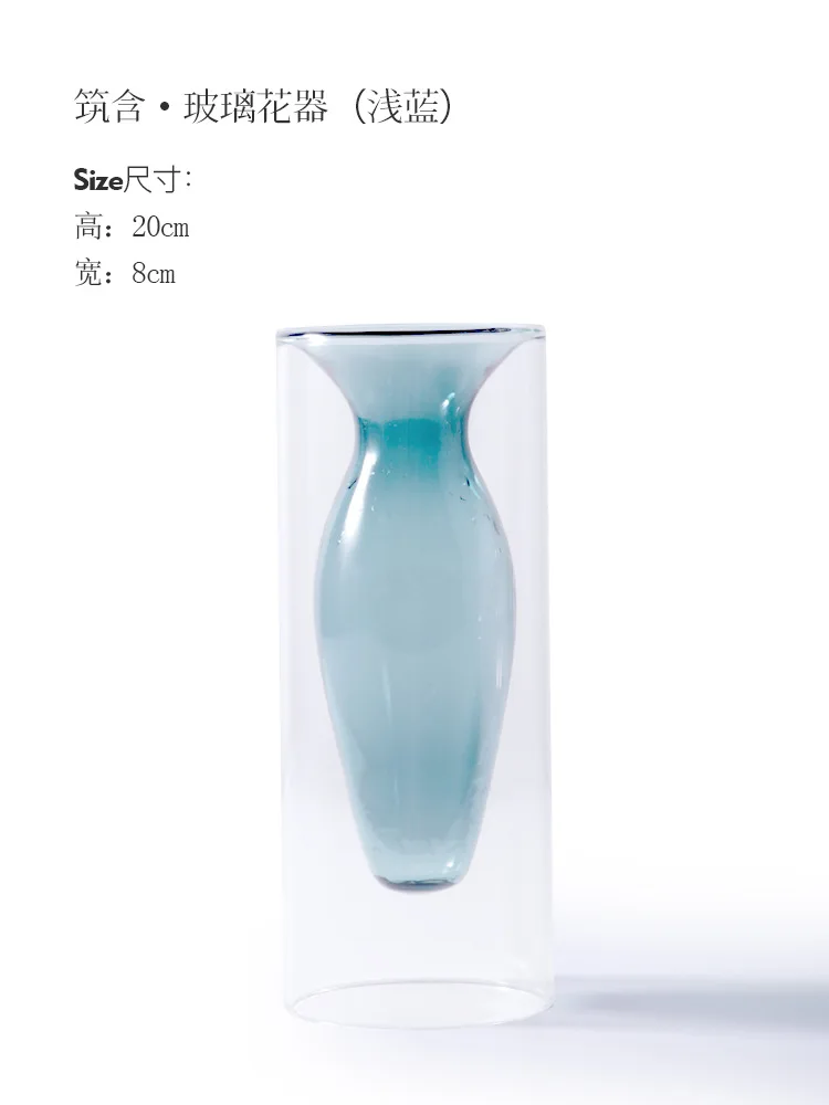 

Nordic Colored Glass Vase Decoration Home Decor Modoern Small Transparent Vase Table Living Room Decoration Household Gift Ideas
