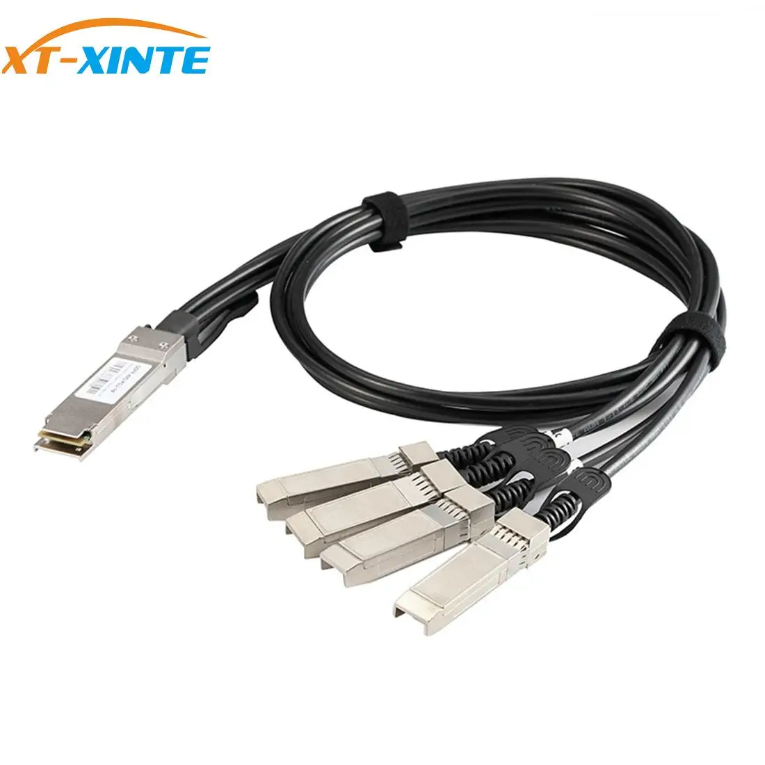 

Hybrid 40G QSFP+ to 4xSFP+ DAC Cable 0.5M 1M 2M 300MM 5M 7M Passive Direct Attach Copper Twinax Cable