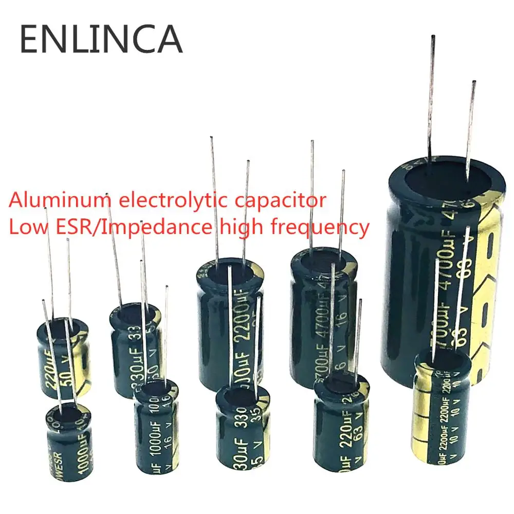 Высокочастотный алюминиевый конденсатор с низким ESR 10 в 16 25 35 50 2 мкФ 4 7 6 8 22 33 68 ч 82