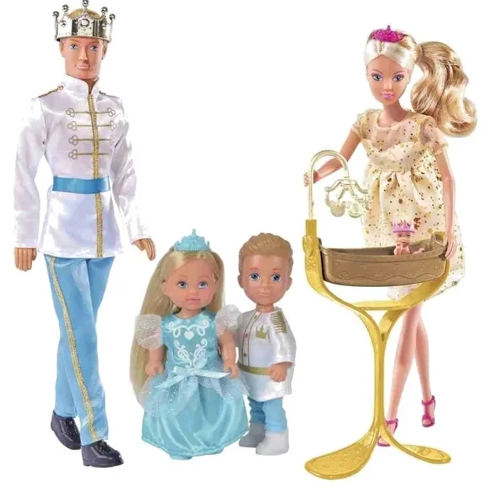 Куклы Simba Королевская семья Штеффи Кевин Еви Тимми|Куклы| |