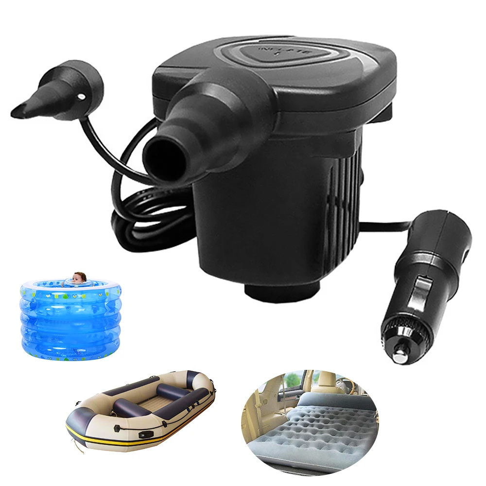 

Electric Air Pump DC12V-14.4V Car Inflatable Pump Car Auto Electric Air Pump Inflator for Boat Sofa Swimming Ring