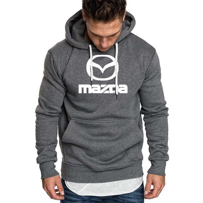 

Unisex 2020 new Spring Autumn New Men's Hoodies Mazda Car Logo printing Sweatshirt high quality cotton Men's hoodie