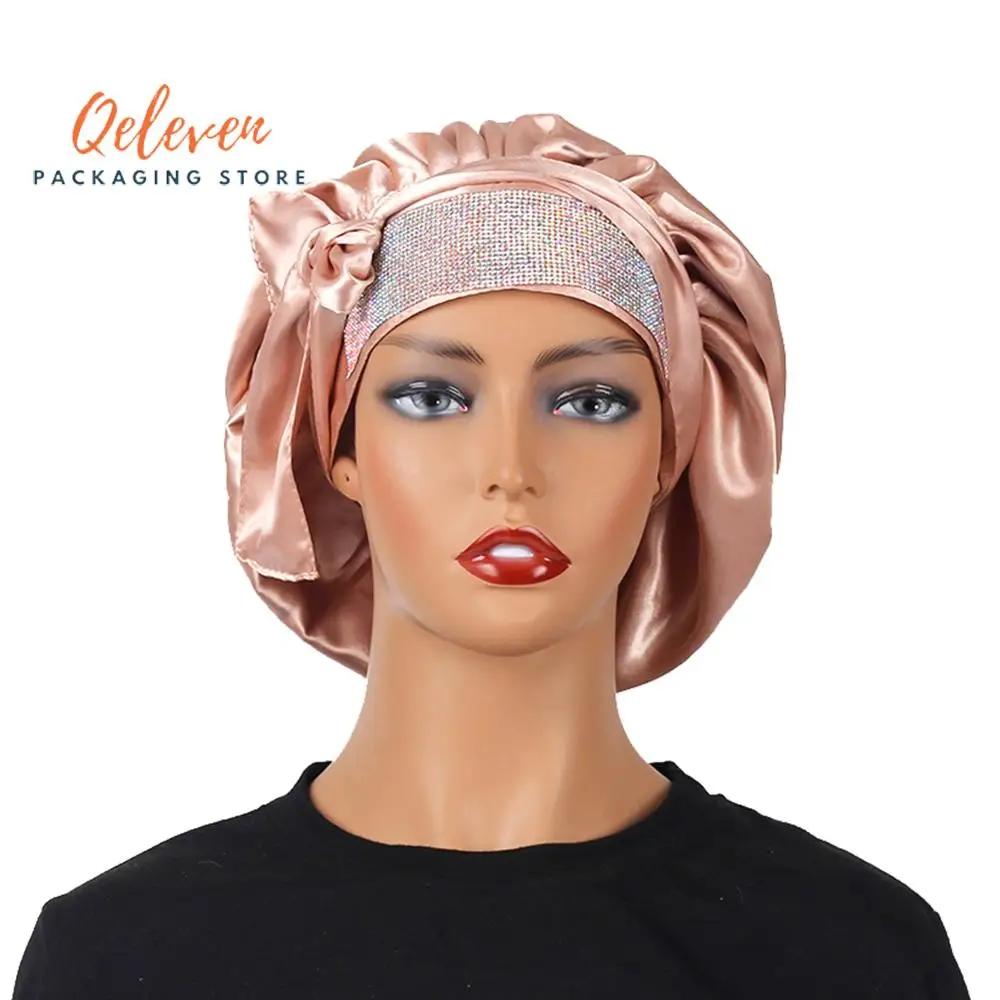 Индивидуальный Логотип Взрослые/Детские шикарные Чепчики с повязкой на голову