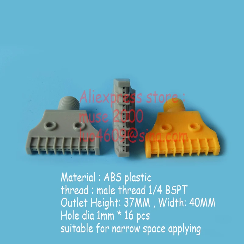 Маленькая компактная насадка типа F для душа с наружной резьбой 1/4 сушки и