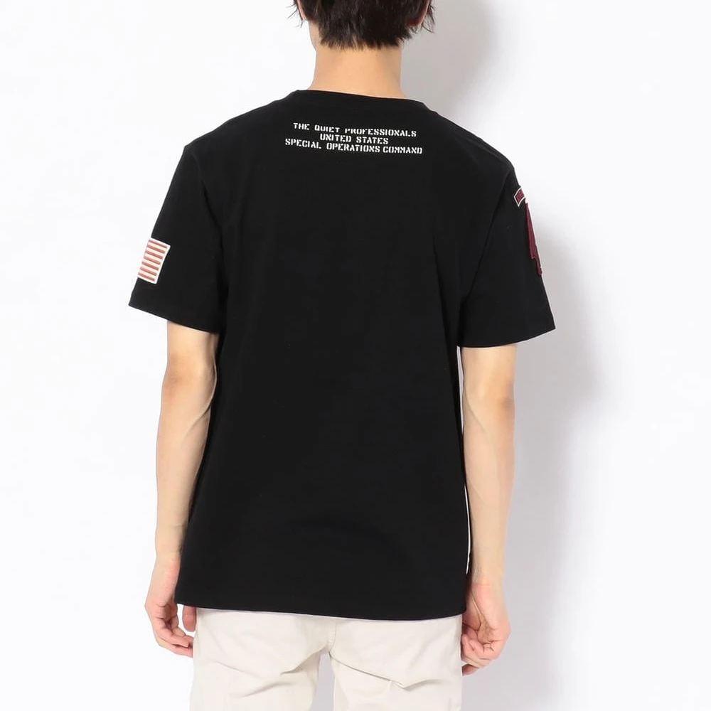 Футболка мужская с принтом USSOCOM черная белая футболка в стиле хип-хоп из 100% хлопка