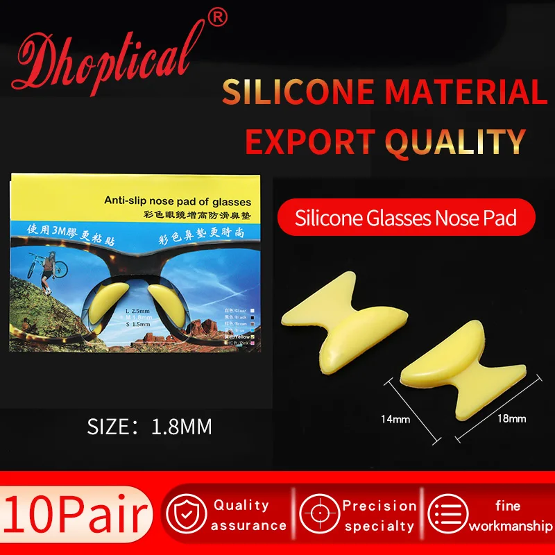 

silicone nose pad ,plate glasses nose pad , soft avoid glasses slip 6 color 10pair