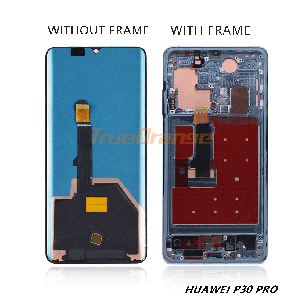 ЖК дисплей для Huawei P30 Pro с сенсорным экраном и дигитайзером в сборе рамкой сменный