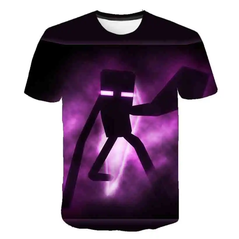 

Boys Funny Robloxing Game 3D Print T Shirt Cartoon Short Sleeve Children T-Shirts Summer Kids Girls Tops Children Clothes 3-14Y