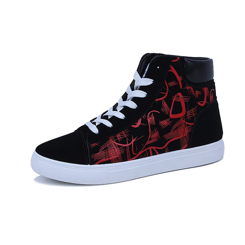 Men High Top Skateboarding Shoes Shoes Outdoor Sneaker Breathable Walking Shoes Flat Shoes Chaussure Homme Zapatillas Hombre