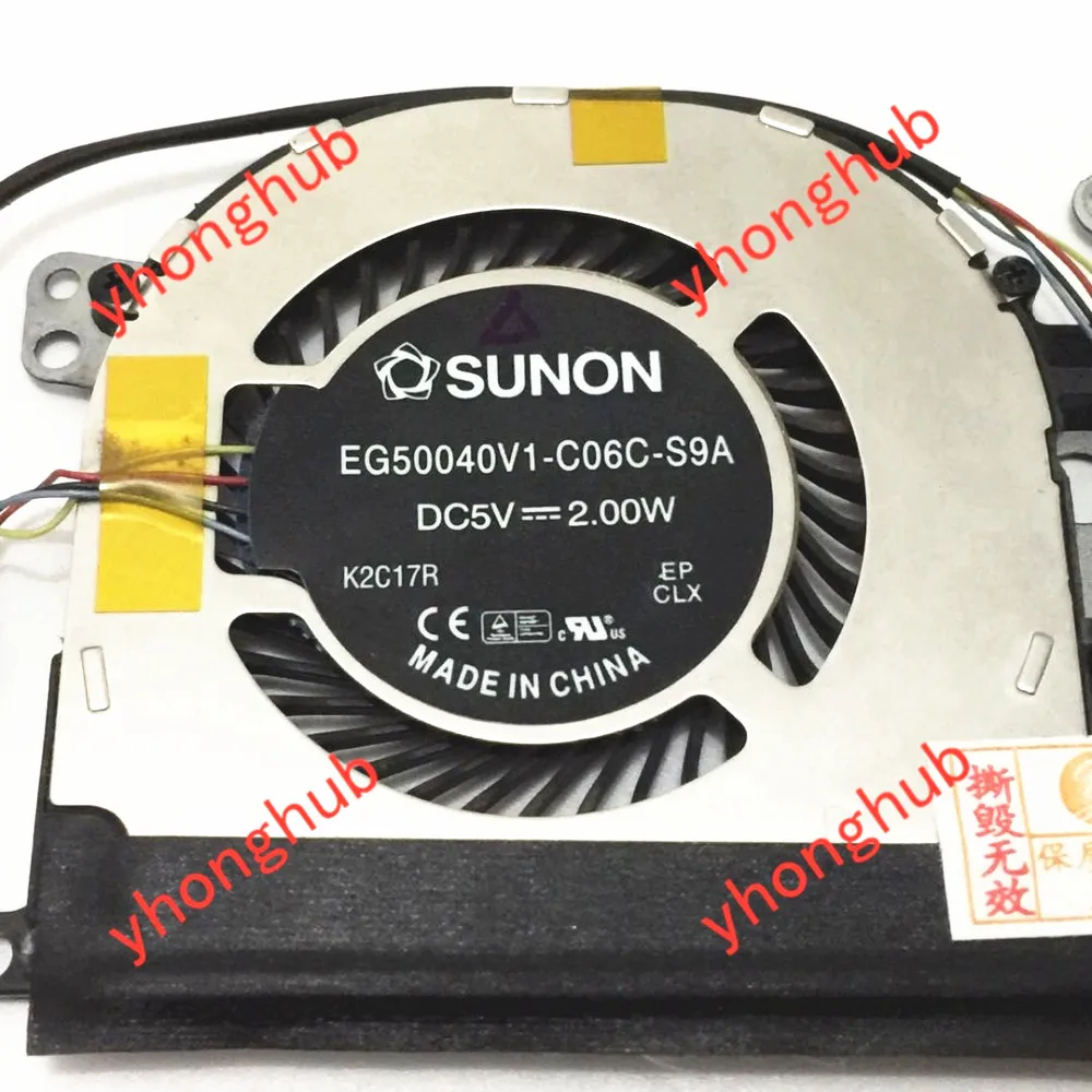 SUNON EG50040V1-C06C-S9A IdeaPad Yoga 13 DC 5V 2,00 W серверный вентилятор для ноутбука