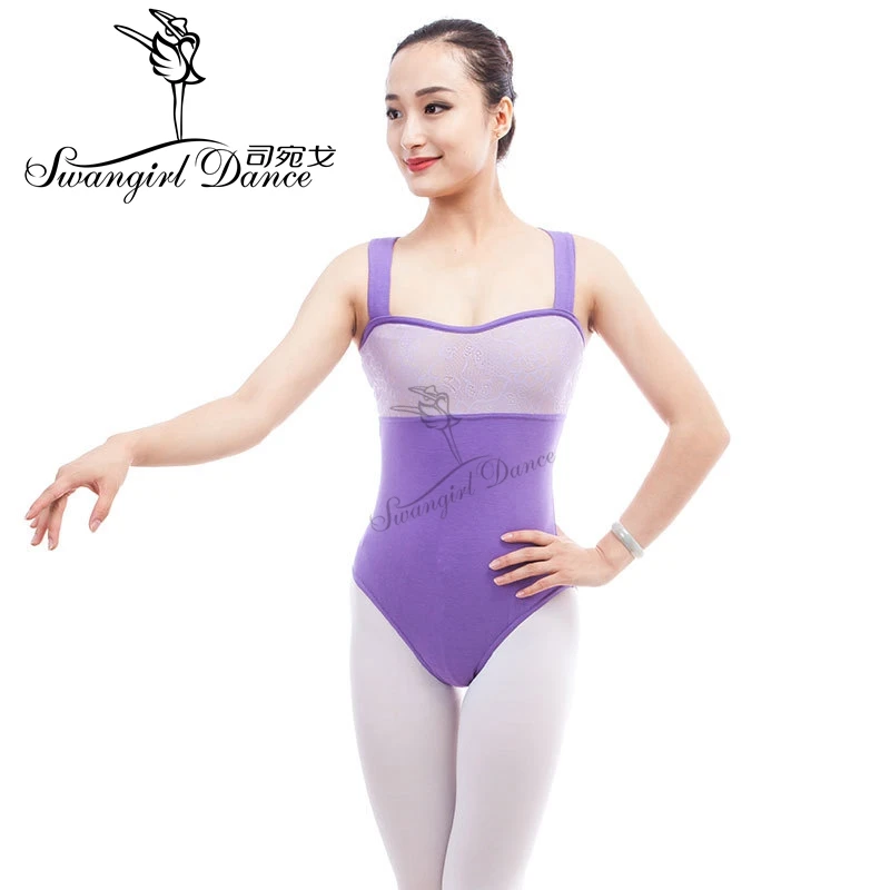 Черный балетный трико для взрослых костюмы танцев балетная Одежда девочек