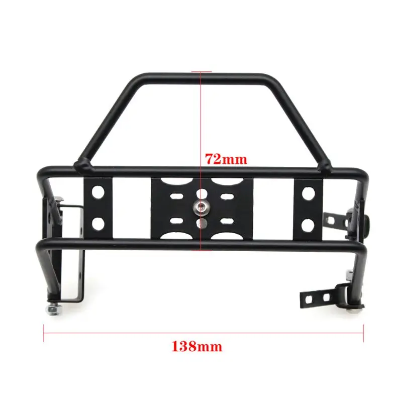 

New Metal Rear Spare Tire Holder Spare Wheel Stand for SCX10 TRX4 90046 90047 RC Crawler Car Upgrade Modified Accessories