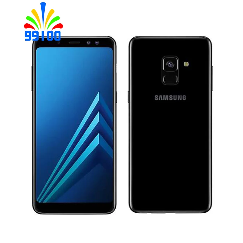 Восстановленный разблокированный сотовый телефон Samsung Galaxy A8 2018 A530F 5 6 дюйма 4 Гб + 32