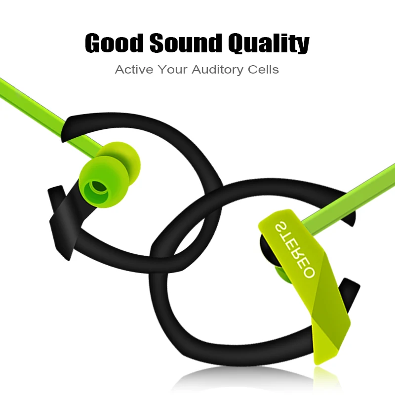 M & J Новое поступление спортивные наушники с супербасами защитой от пота