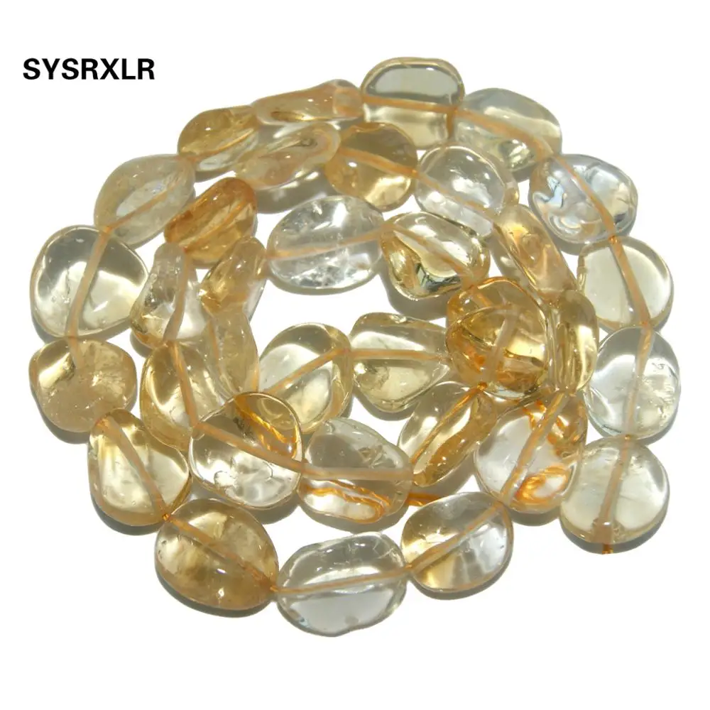 Free Shipping 5-12 MM Irregular Natural Stone Citrines crystal Beads For Jewelry Making DIY Bracelet Necklace Material | Украшения и