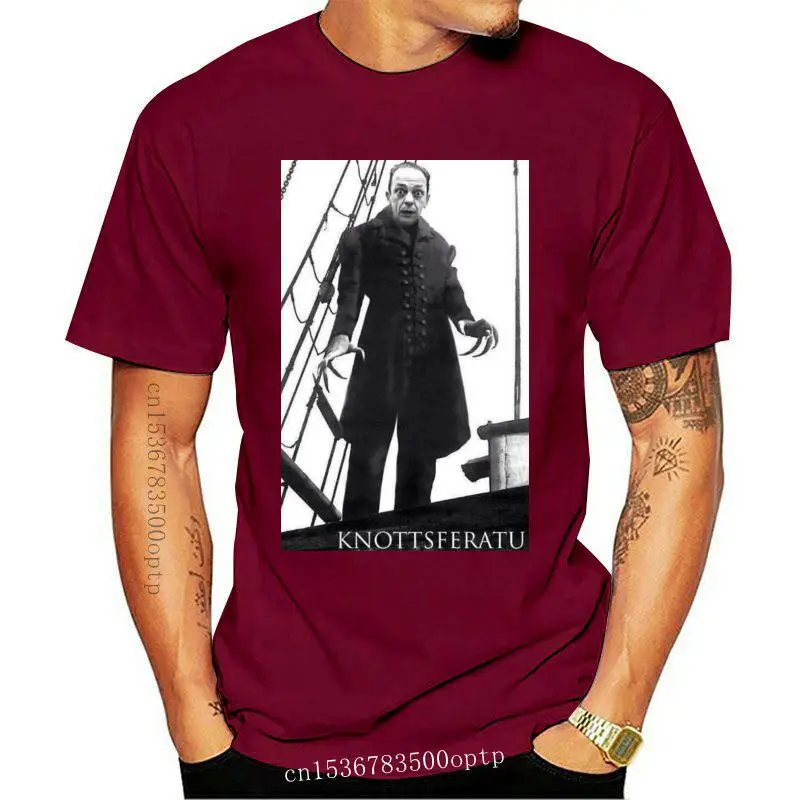 

Новая ужасная футболка Knottsferatu, футболка с милым принтом, хлопковая Мужская модная футболка 4xl