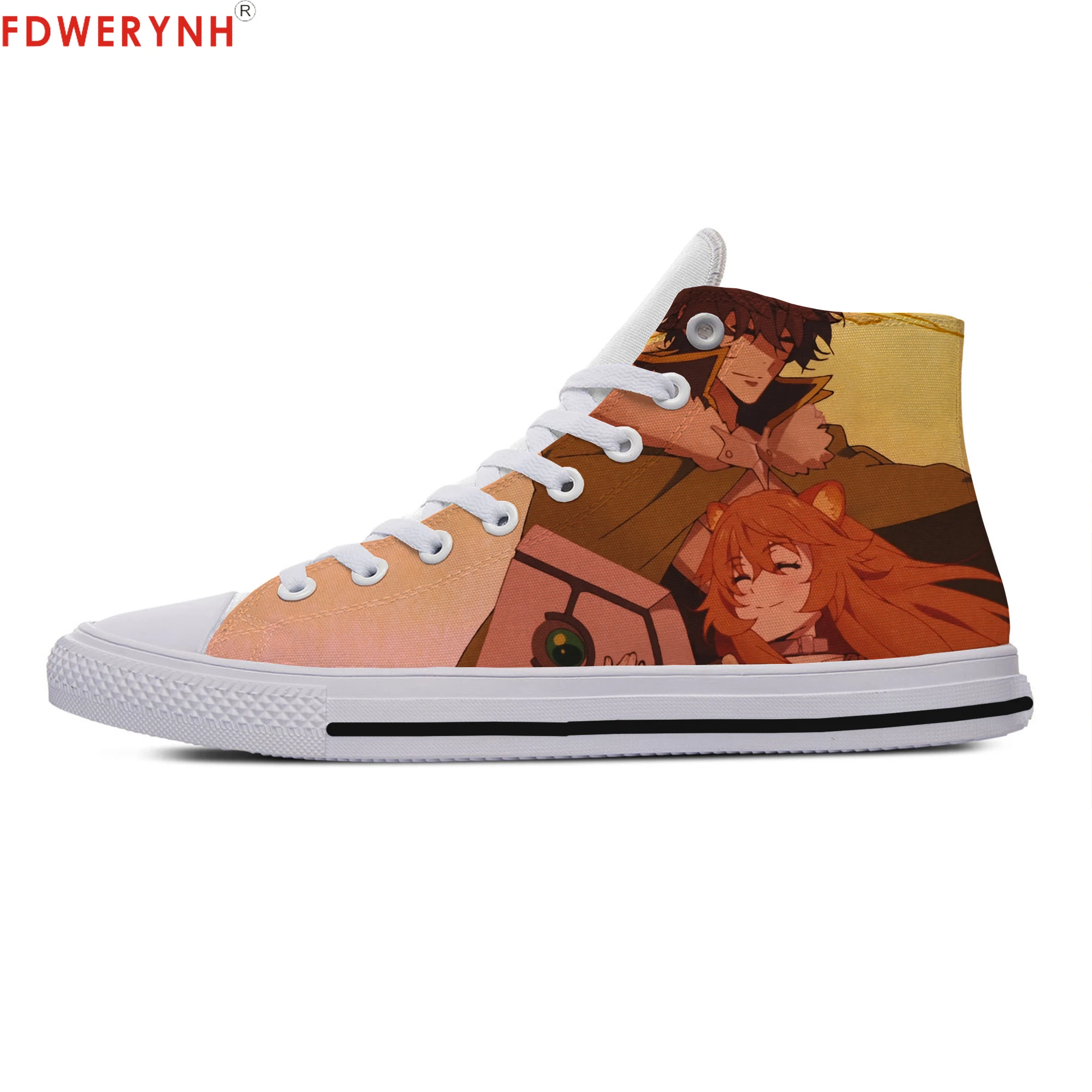 

Man Casual Shoes Print Unisex Japan Anime Tate No Yuusha The Rising of The Shield Hero Zapatillas Couple Footwear