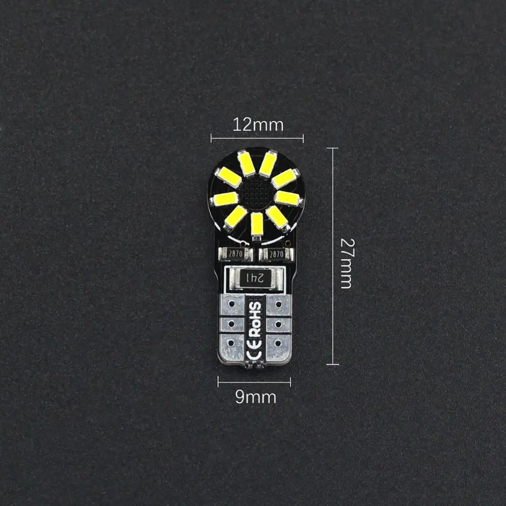 DXZ 2x T10 светодиодный Canbus w5w 3014 18SMD 12V автомобильный интерьер светильник 194 168