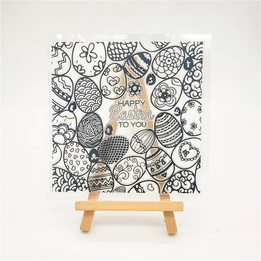 Прозрачные штампы для скрапбукинга пасхальные яйца | Дом и сад