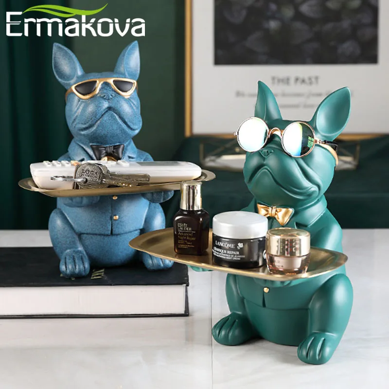ERMAKOVA Nordic панель в форме французского бульдога Скульптура фигурка собаки статуя