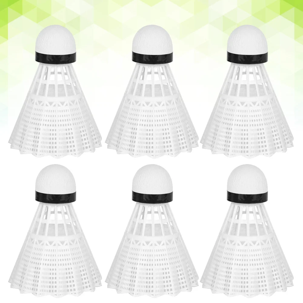 6 шт. светодиодный нейлоновый Волан цветной бадминтон игровой шар Пена голова