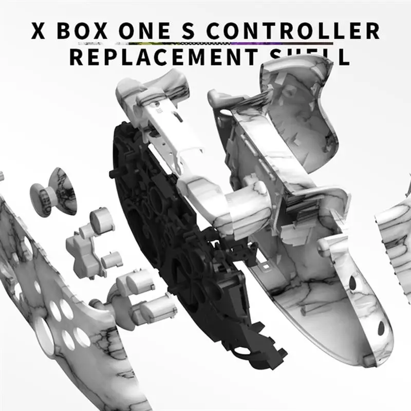 

Replacement Full Housing Shell For Xbox one Slim Case With Buttons Kit Accessories For Xbox one S Wireless Controller