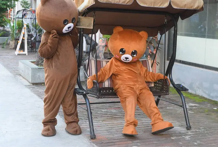 [Funny] одежда для косплея животных костюм плюшевого мишки выступлений плюшевая