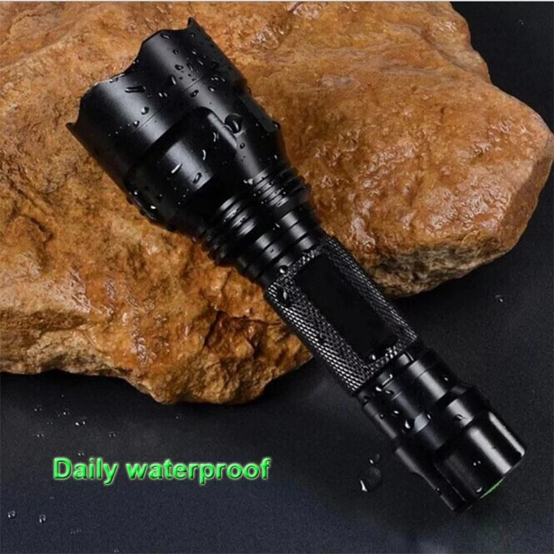 TMWT Hunting Fishing Tactical Flashlight Use 18650 XPE LED Powerful Green Red Flash Light Torch Lamp for Camping | Освещение