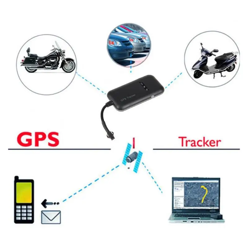 GT02A Автомобильный gps трекер GSM GPRS SMS устройство слежения автомобиля монитор локатор мини gps автомобильный трекер gps локатор