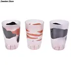 Кружка 300 мл, термостойкая стеклянная чашка с кошачьими лапками, с тигровыми лапками, офисная, матовая, с кошачьими лапками, креативная чашка для молока, кофе, милая детская бутылка для питья, Лидер продаж