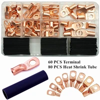 wire terminal connectors assorted heavy duty wire lugs tubular sc ring terminals connectors with spy hole assortment set