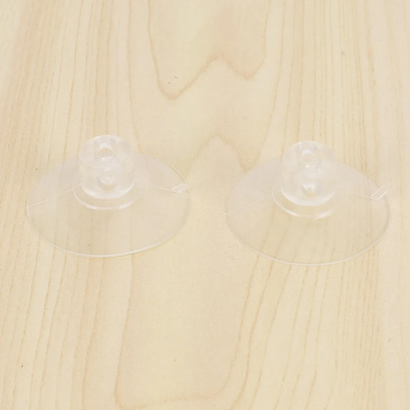 2 PCS 47mm Clear Plastic Wall Suction Cup Clip Clamp | Обустройство дома