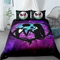 jake n sally nightmare before christmas children bedding set king queen double full twin single size bed linen set