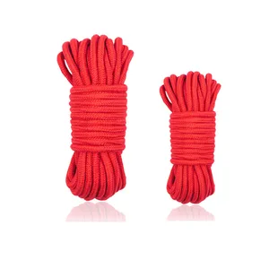 4 цвета мягкие хлопковые веревочные наручники для взрослых БДСМ бондаж секс-игры для связывания шибари шнур ограничитель, игрушки в секс-шопе