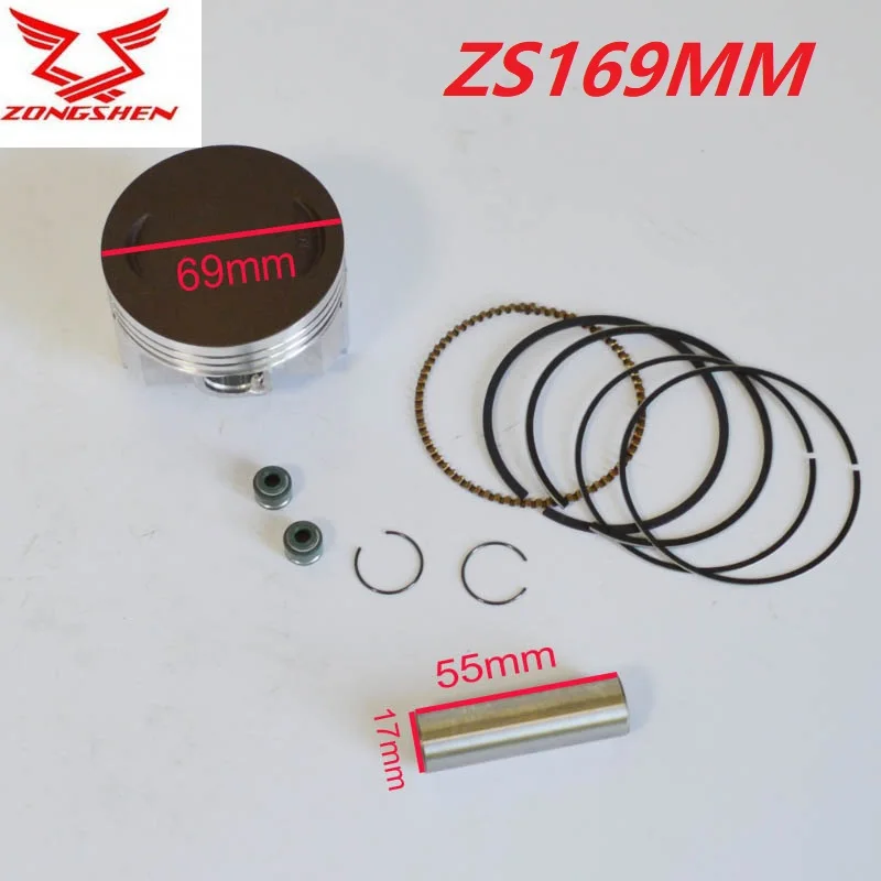 ZONGSHEN 250CC 2 клапана двигателя с водяным охлаждением CB250 ZS169MM прокладка головки
