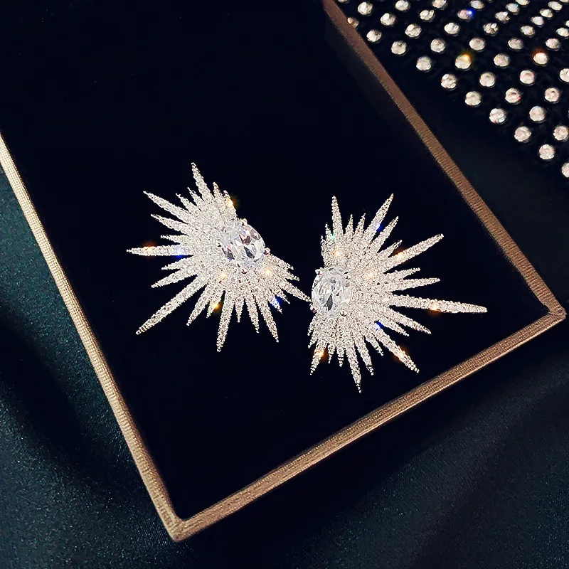 

Luxurious and high-grade oxidation Zircon Earrings
