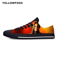 mens casual shoes fashion hot cool handiness fantasy moviethe hunger games customized print picture canvas light couples shoes