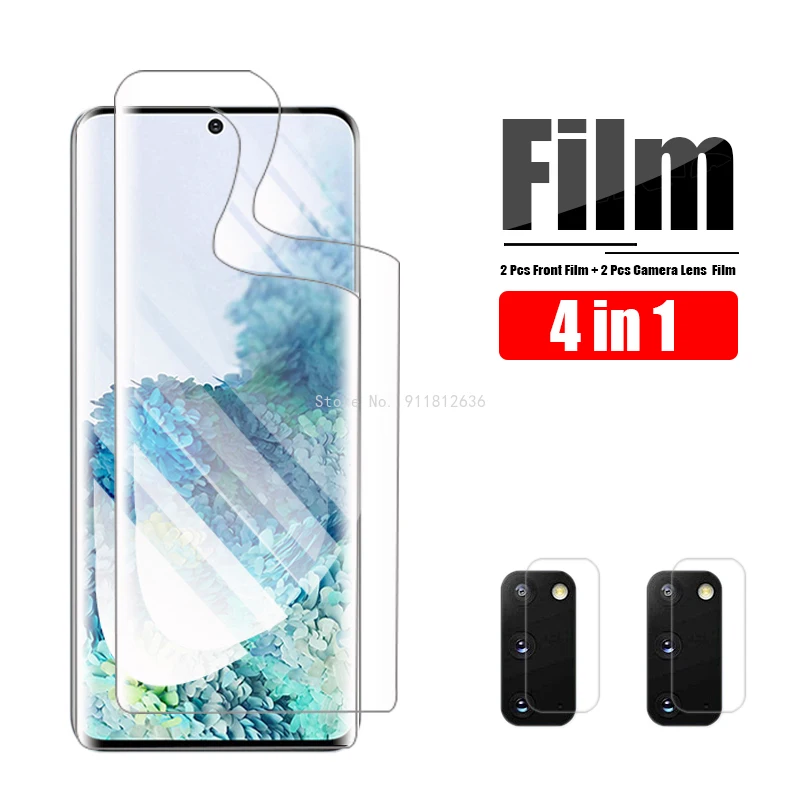 

Гидрогелевая пленка с полным покрытием для Samsung Galaxy Note 20 Plus S20 Ultra, защита экрана камеры для Samsung Note20 S 20 S20Ultra