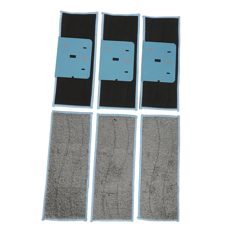 

6 Pack Washable Wet Mopping Pads Replacement Compatible for IRobot Braava Jet M6
