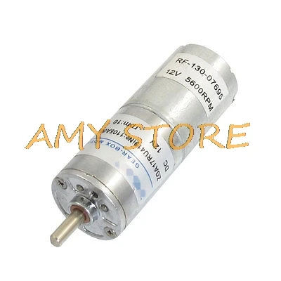 ZGA17RU 17 мм диаметр корпуса. Двухконтактный микро электрический мотор-редуктор 12VDC