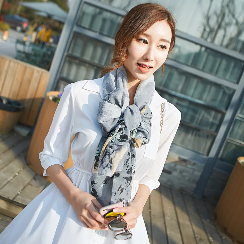 

the new south Korean hot style cotton manufacturers wholesale kao a undertakes to yiwu scarves shawls scarves of girl