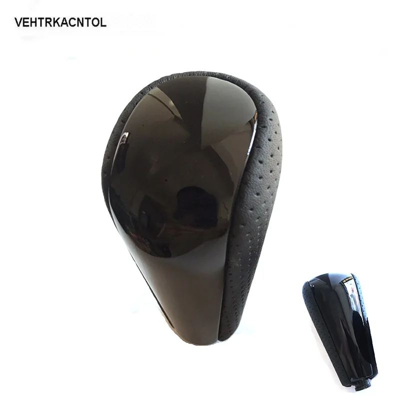 VEHTRKACNTOL черная кожаная ручка переключения передач для Toyota Prado LC120 Land Cruiser Prado 2003-2009