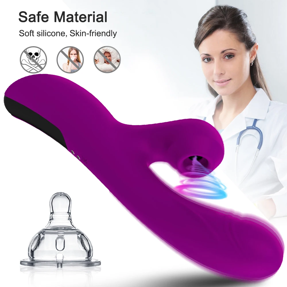 Вибратор для сосания клитора мощный фаллоимитатор точки G кролик вибратор