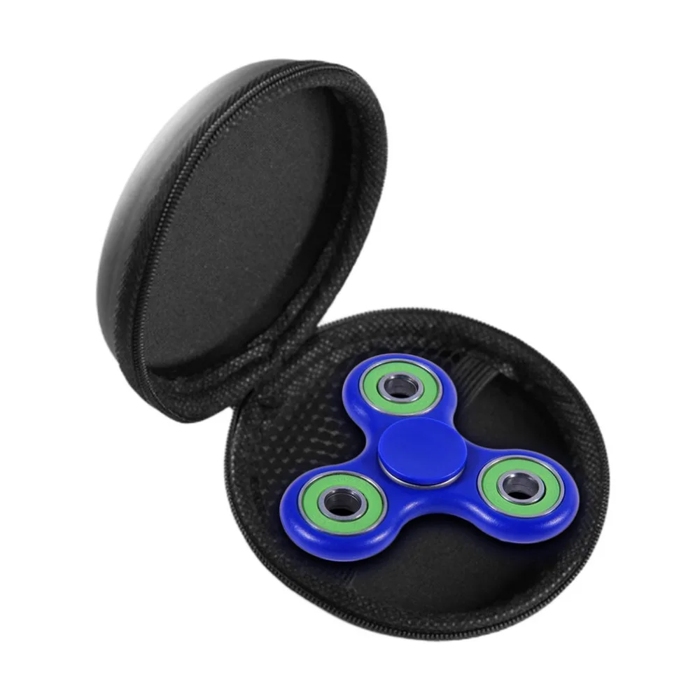 Круглый Противоскользящий чехол коробка для пылезащитный ручной Спиннер Finger