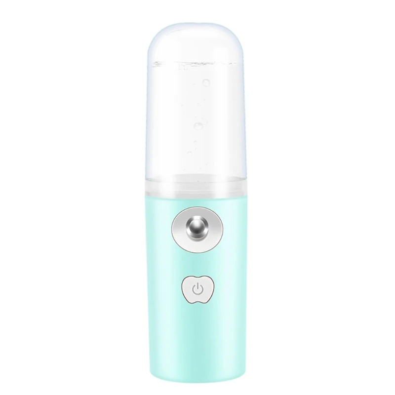 

Mini Portable Face Spray Mist Sprayer USB Charging Humidifier Hand-held Facial Mister Body Nebulizer Steamer Moisturizing Skin C