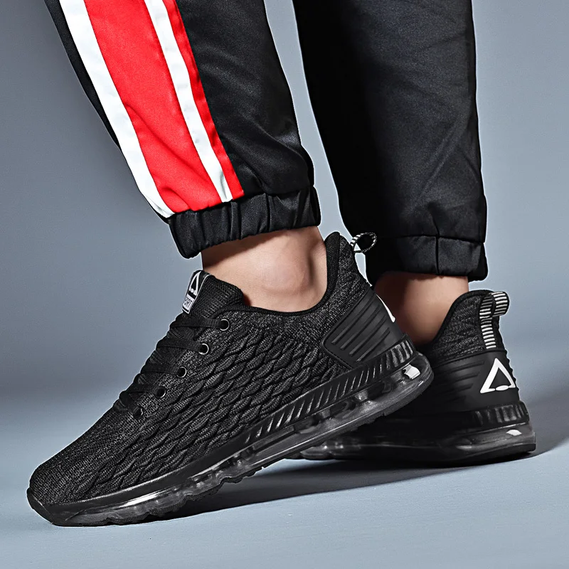 

New 2021 Cushioning Men Sneakers Hollow Soles Running Shoes for Men Adult Sports Shoes Outdoor Athletic Training Jogging Shoes