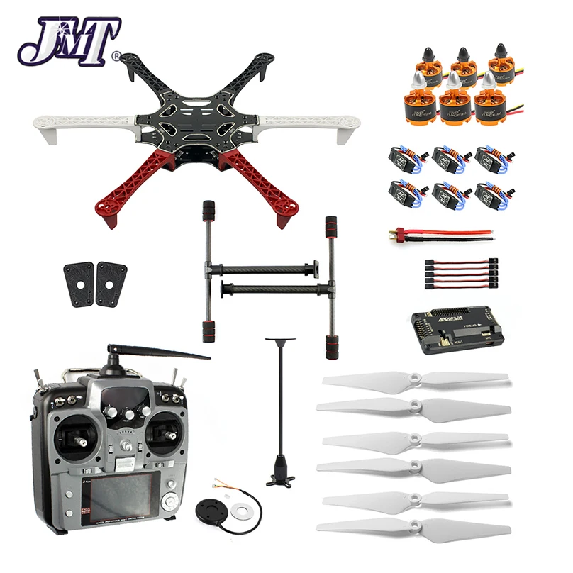 JMT F550 6-ось вертолет набор рамок с APM 2 8 игровые джойстики GPS компас не