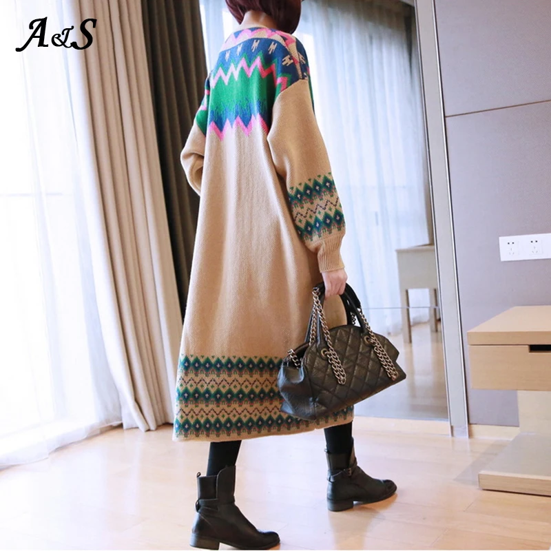 

Winter Cardigan Women weater Knit Oversize Sweater Women Warm Cardigan for Women Large Size Long Cardigan Coat Sweaters Ladies